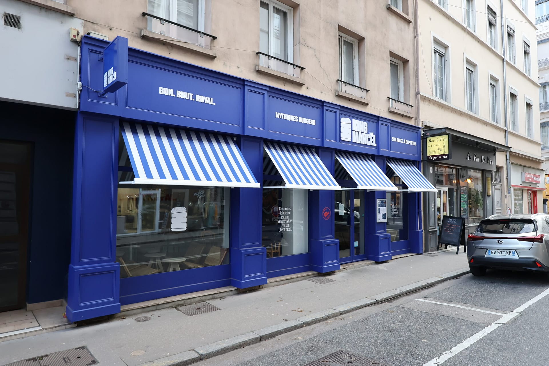 KING MARCEL ENSEIGNE FACADE SIMAGE
